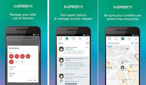 Kaspersky Safe Kids interface Antivirusni programi